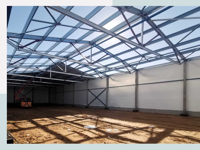 Строительство сенохранилищ в Магадане