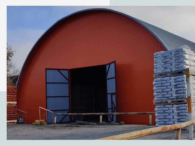 Полукруглые ангары по цене от 613 руб. в Магадан