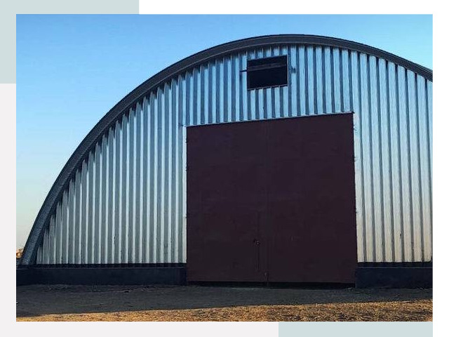 Бескаркасные ангары в Магадане