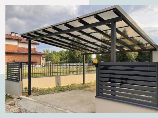 Металлические навесы в Магадан от 613 руб. за м²