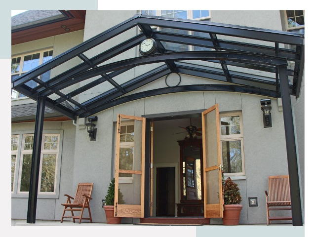 Козырьки металлические в Магадане