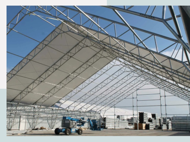 Каркасно-тентовые сооружения от СтальСтрой-Мгд по цене 613 руб.