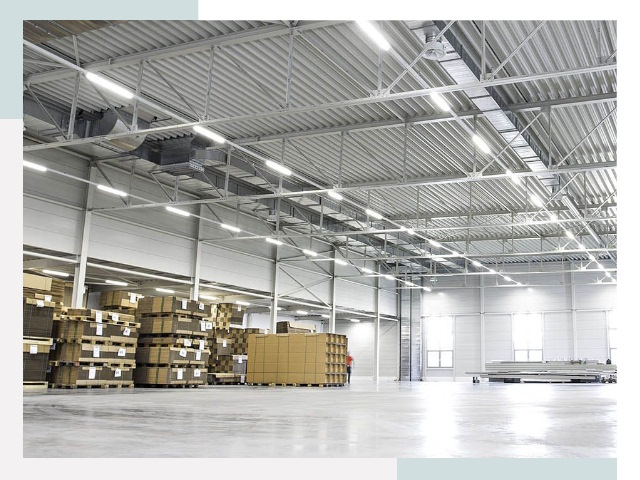 Освещение ангаров в Магадане