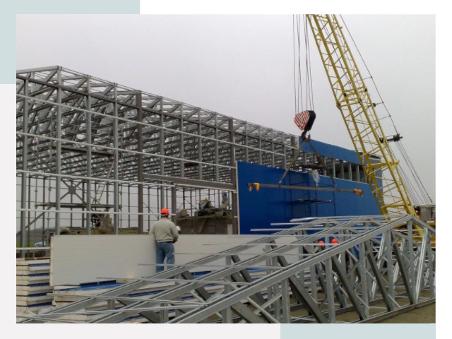 Монтаж ангаров в Магадане