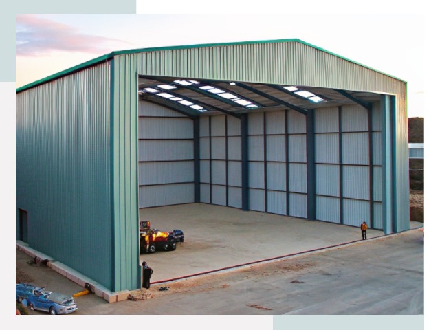 Строительство ангаров в Магадане