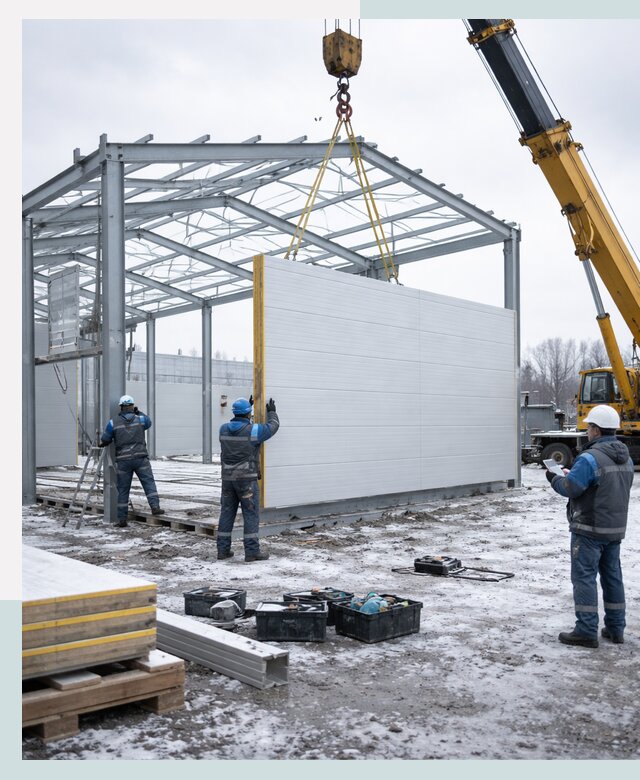 Строительство холодильных складов под ключ в Магадане