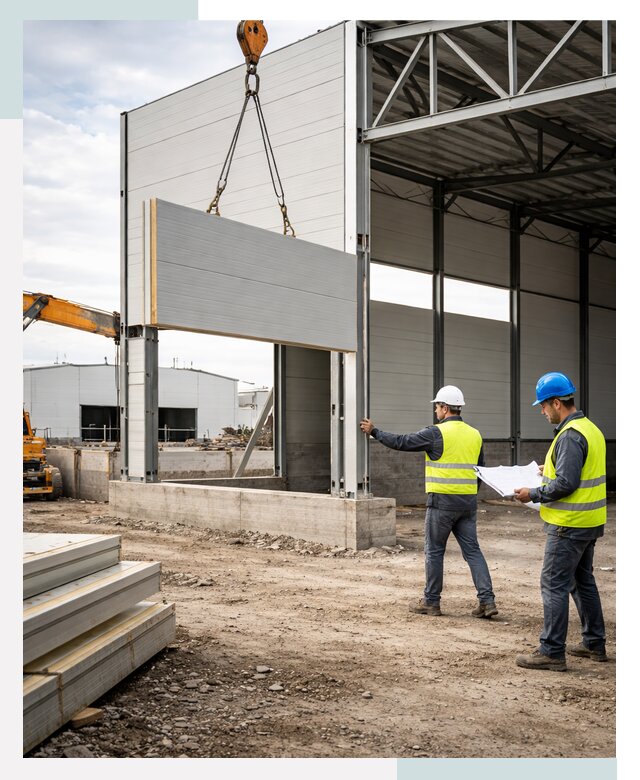 Склад из сэндвич панелей под ключ в Магадане от 9712 р. | СтальСтрой-Мгд