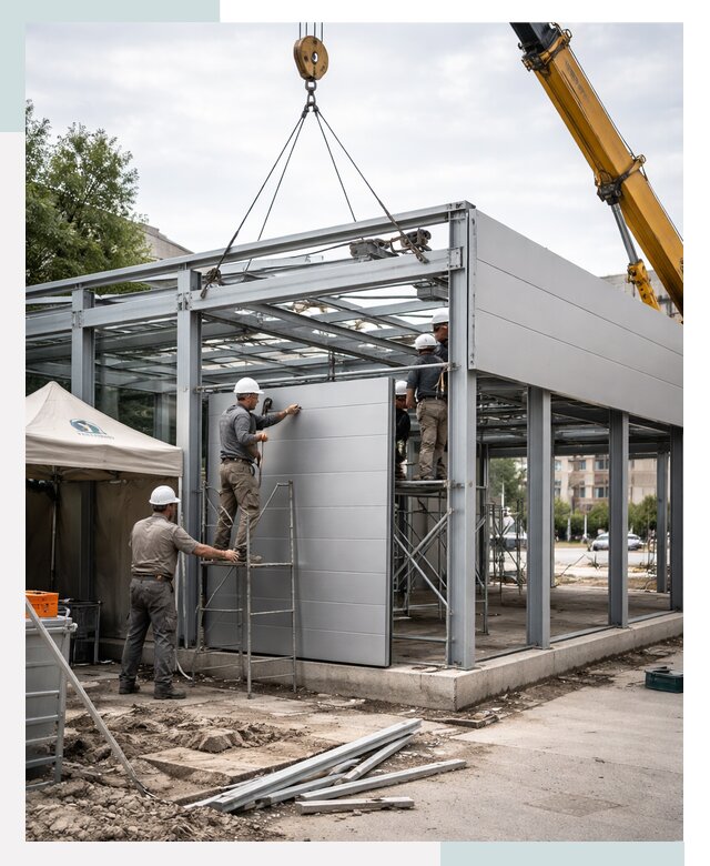 СтальСтрой-Мгд: торговый павильон под ключ в Магадане от 35781 р.