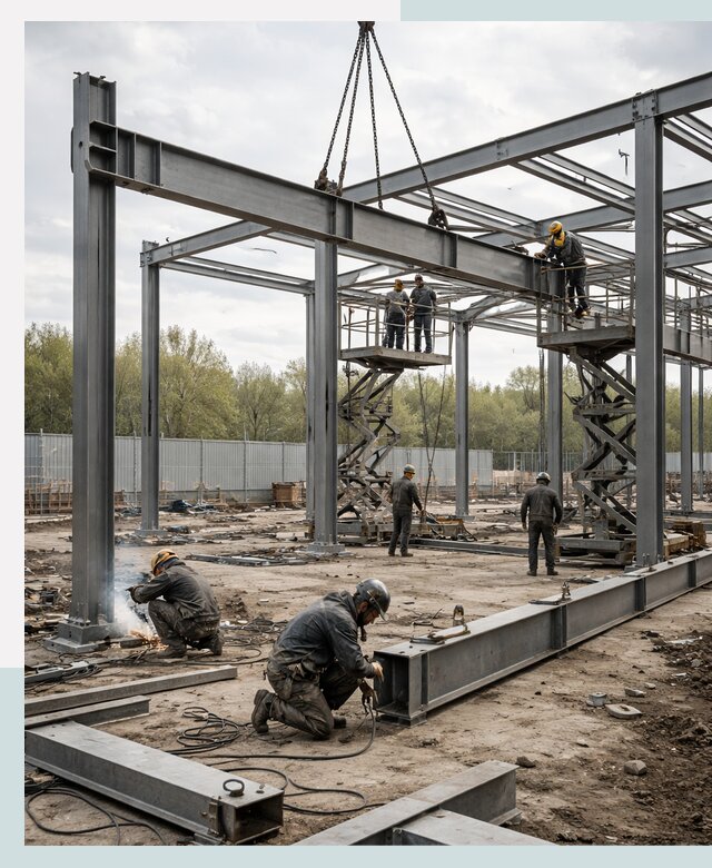 Строительство выставочных павильонов из металлоконструкций в Магадане