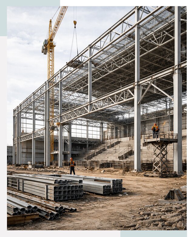 Строительство спортивных комплексов в Магадане от 30669 р. | СтальСтрой-Мгд